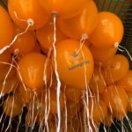 Oranje ballonnen koningsdag oranjevereniging oranjefestival Renswoude