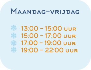 Openingstijden ijsbaan maandag-vrijdag Renswoude