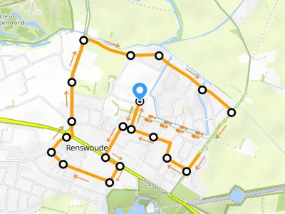Lampegiet Renswoude route karren en lopers 2024 Oranjevereniging